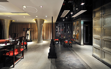 中式古典風格的中式餐廳裝修