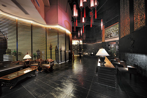 新中式婭太水療會(huì)所裝修效果圖