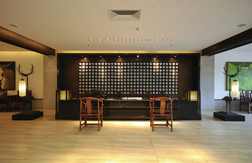 海南5000平米中式餐廳裝修案例