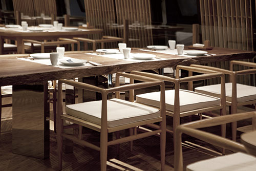 北京樸素簡(jiǎn)約有創(chuàng)意的素食餐廳裝修效果圖