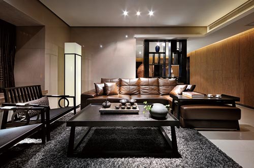 內(nèi)斂尊貴時(shí)尚簡約中式風(fēng)格裝修效果圖