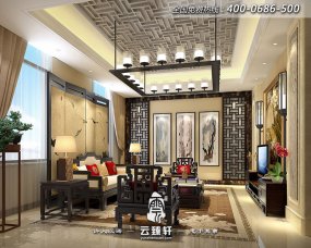 110平方的房子,如何運用中式風格,打造濃濃的古典韻味!