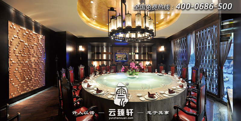 中式餐廳包間裝修圖片