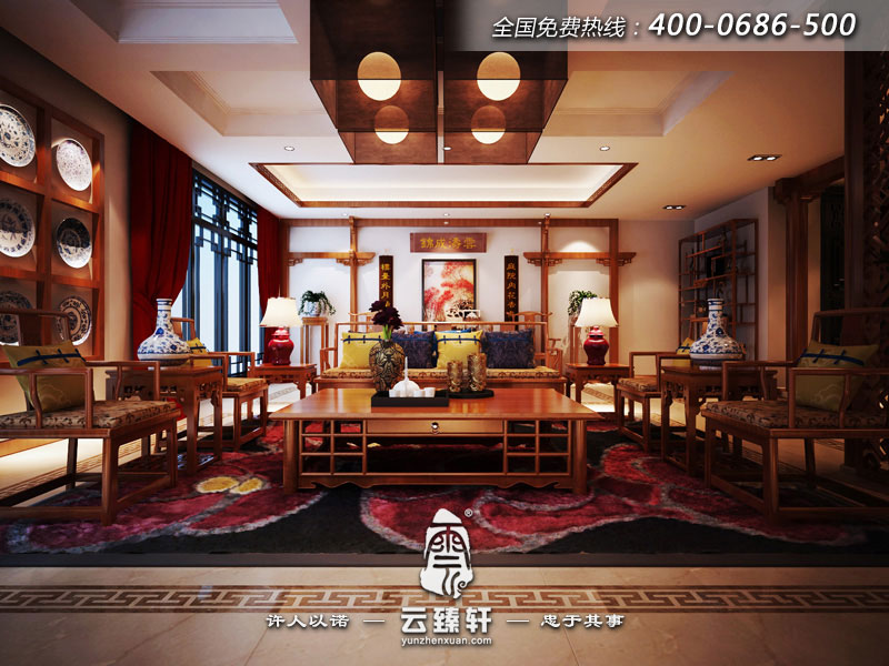 中式精品家居設計效果圖