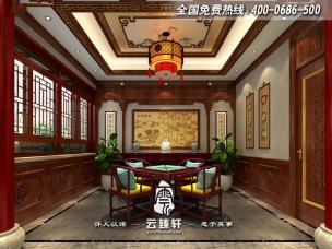 裝修風格新中式特點,休閑麻將娛樂室中式裝修布置